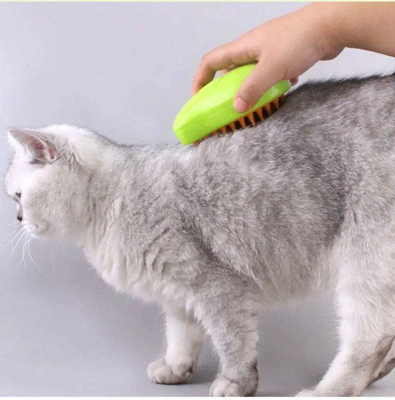 Cat Dog Steamy Brush Steam Brush Electric Sprayer for Massage Pet Grooming tool Shedding 3 in 1 Electric Sprays Massage Combs