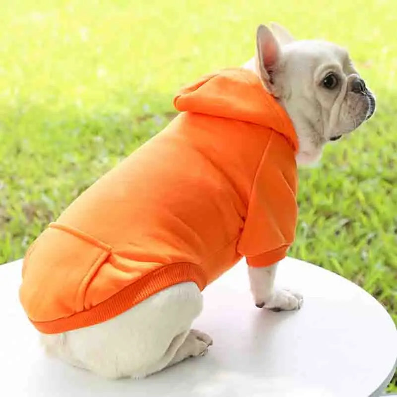 Cão inverno com capuz moletom para pequeno e médio cãozinho pet casaco filhote de cachorro gato jaqueta roupas chihuahuas traje buldogue francês