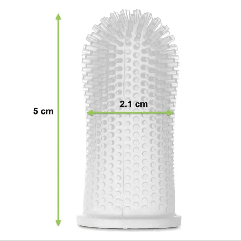 Cão super macio pet dedo escova de dentes limpeza mau hálito cuidados não tóxico silicone ferramenta escova de dentes cão gato suprimentos de limpeza