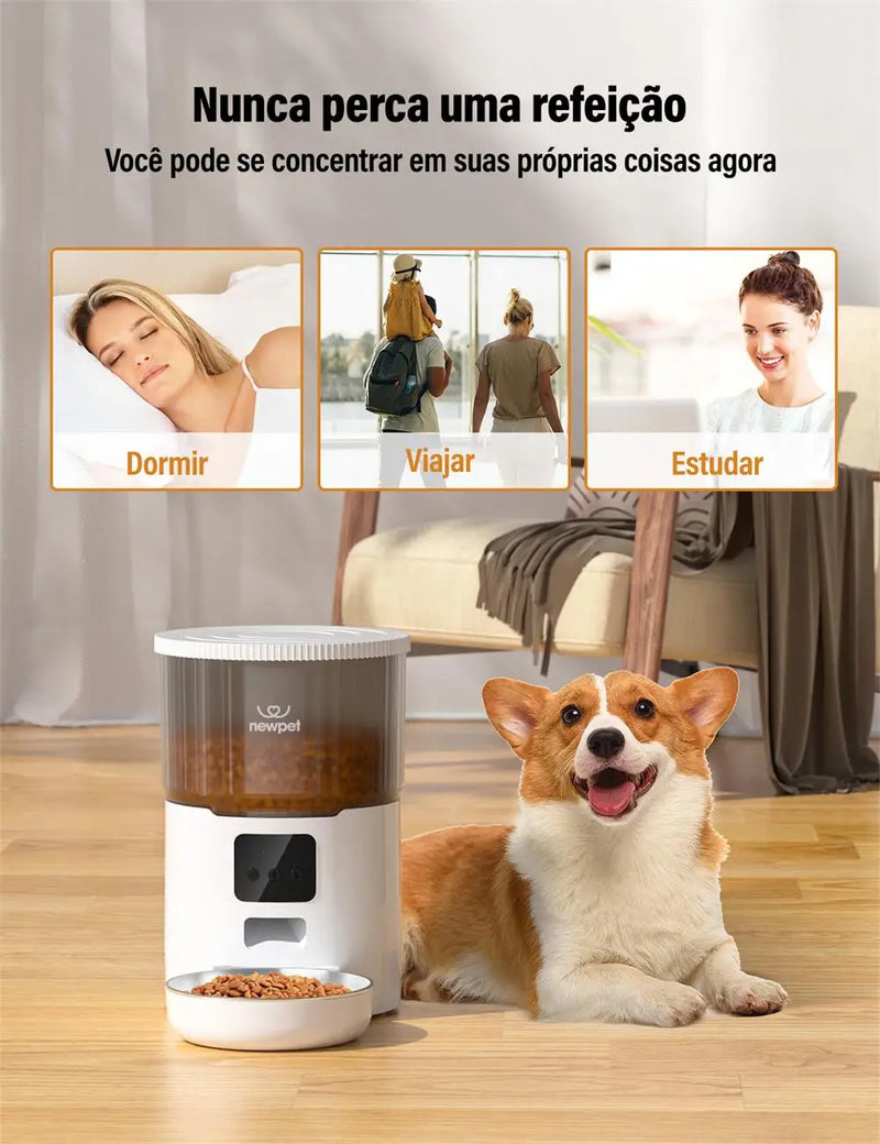 Alimentador para animais de estimação 4l