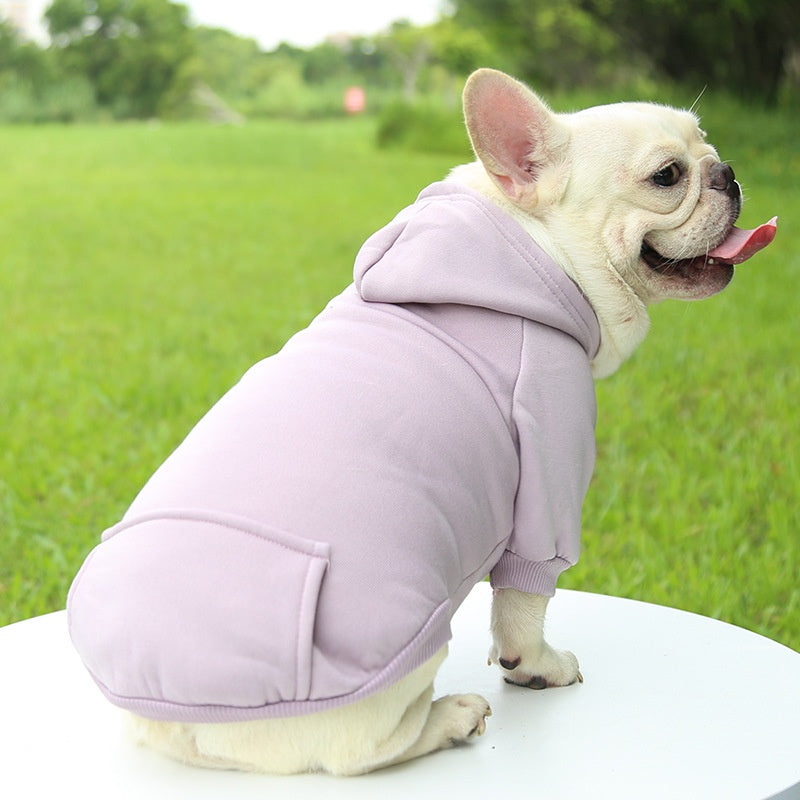 Cão inverno com capuz moletom para pequeno e médio cãozinho pet casaco filhote de cachorro gato jaqueta roupas chihuahuas traje buldogue francês